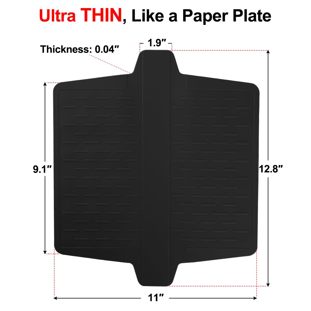 Sink Divider Ultra Thin Sink Saddle Mat Weak Suction Sink Protector Super Soft Kitchen Sink Mat No Smell Never Stain