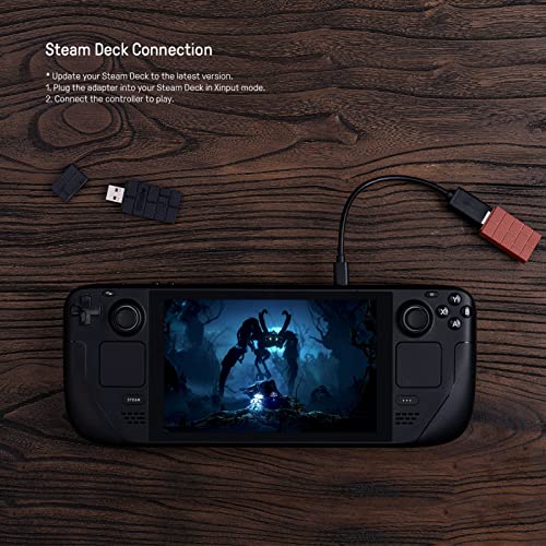 8Bitdo Wireless USB Adapter for Switch, Windows, Mac & Raspberry Pi - Compatible with Xbox, PS5 Controllers