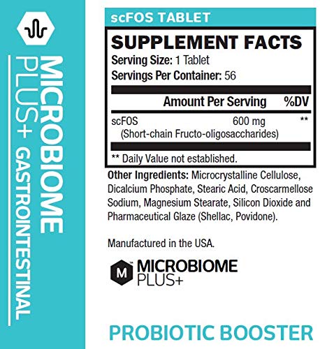 Prebiotics scFOS Prebiotic Fiber, Boosts Probiotic Benifits, GI Digestive Supplements, Allergy Safe and Gluten-Free for Men and Women (1 Month Supply) (1)