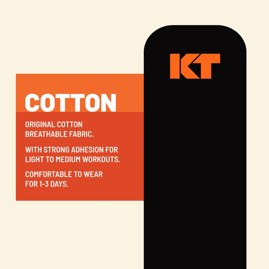 KT Tape, Original Cotton, Elastic Kinesiology Athletic 
