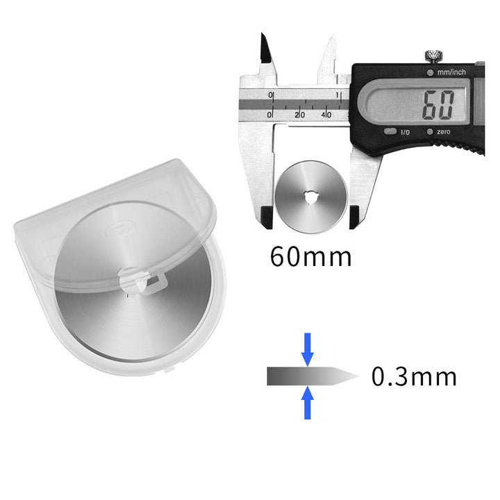 60MM Rotary Cutter Blades, Sopito 10PCS Premium Spare R