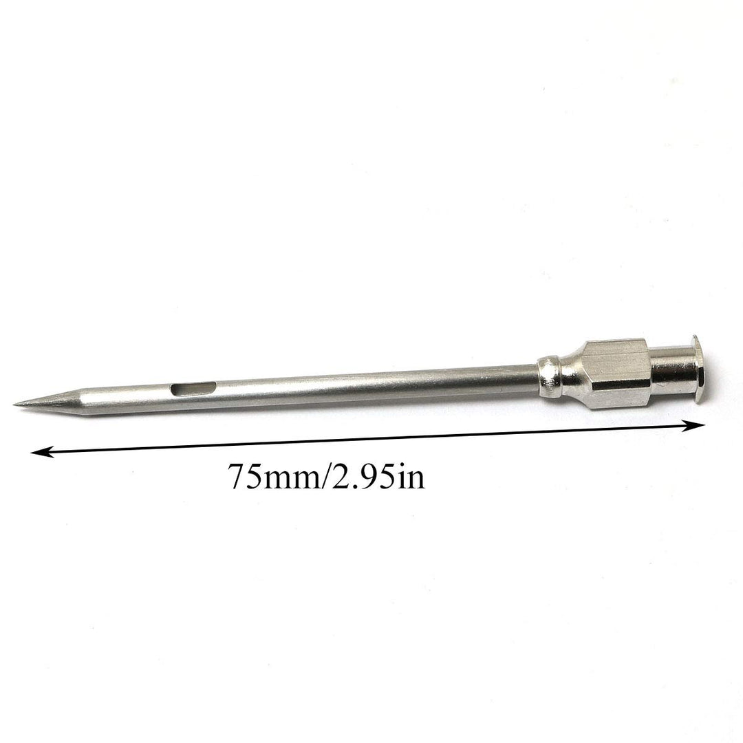 PZRT 4pcs Injector Needle for Barbecue, Stainless Steel
