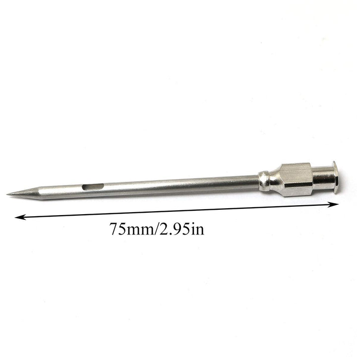 PZRT 4pcs Injector Needle for Barbecue, Stainless Steel