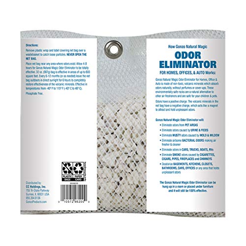 Gonzo Odor Eliminating Rocks - 32 oz - 907 Grams - Pet 