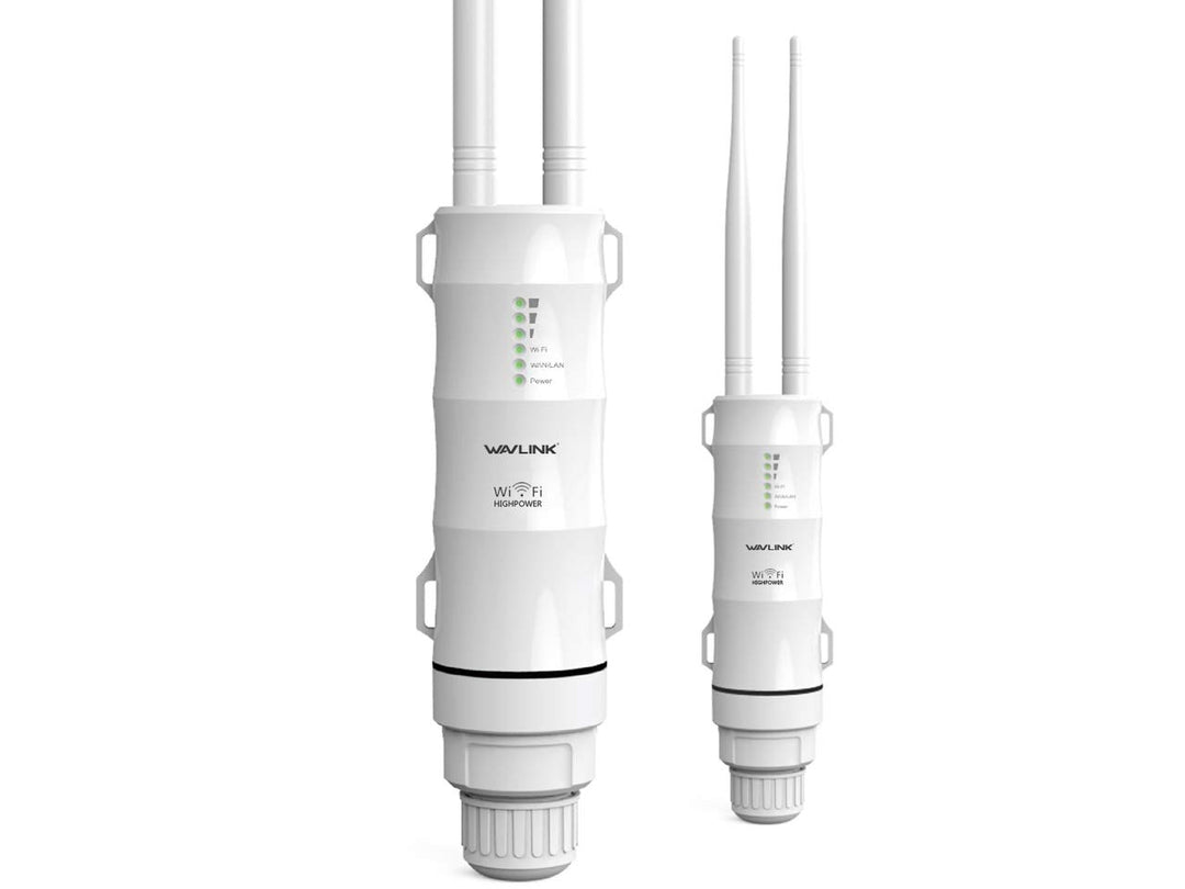 Outdoor WiFi Extender AC1200 Dual Band 2.4/5 GHz Long Range Outdoor WiFi Extender,Weatherproof Wireless Access Point for Backyard with PoE Powered,Support Access Point/Repeater/Router Mode