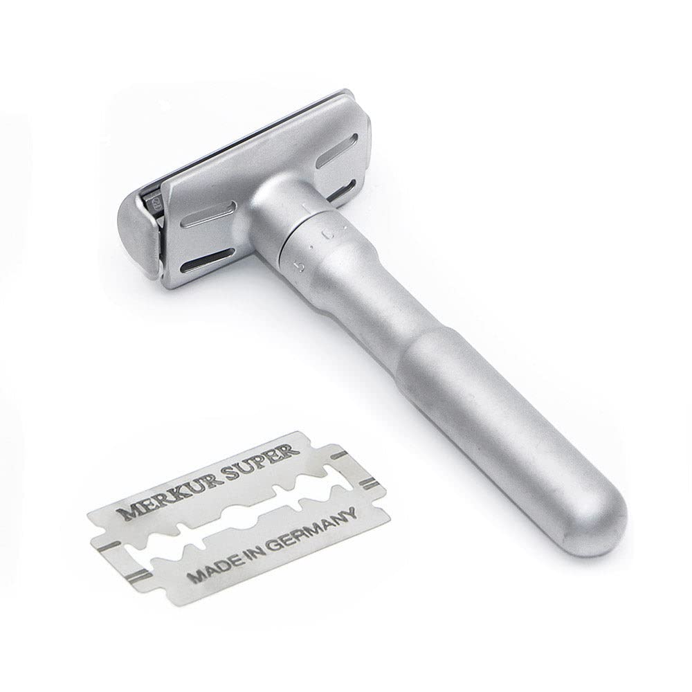 Merkur Razor Adjustable Futur Brushed Chrome Safety Raz