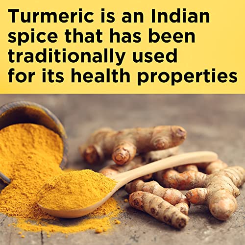 Turmeric Curcumin 500 mg, Herbal Supplement for Antioxidant Support, 120 Capsules, 120 Day Supply