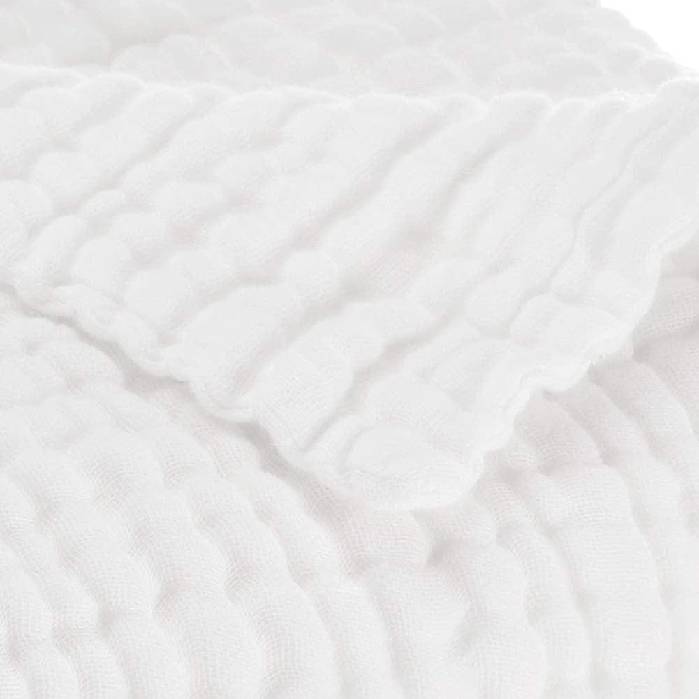 Baby Muslin Washcloths - Set of 5 Soft Cotton Baby Wipes Face Towels for Newborn/Infant/Kids 12x12(Multi-Colored)