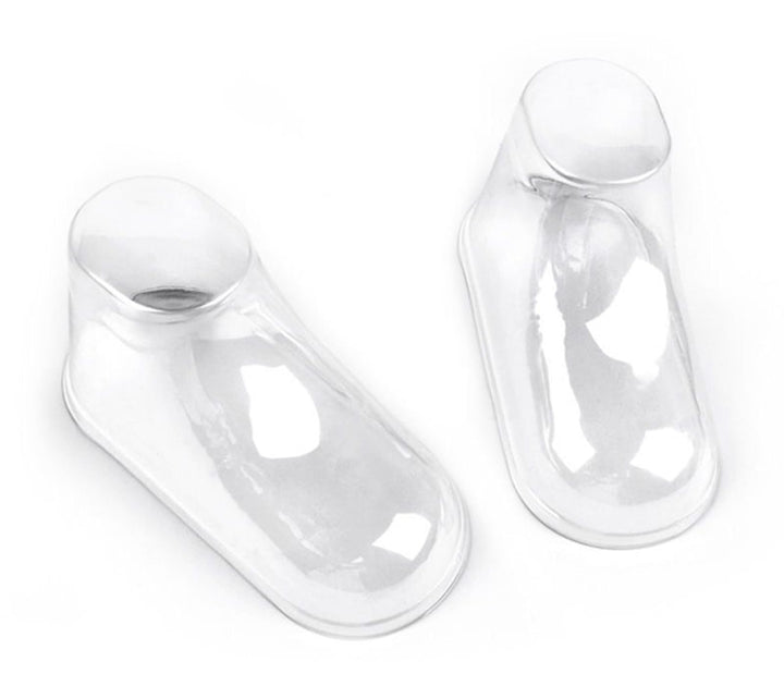100Pcs Clear Plastic Baby Feet Display, Baby Booties Cr