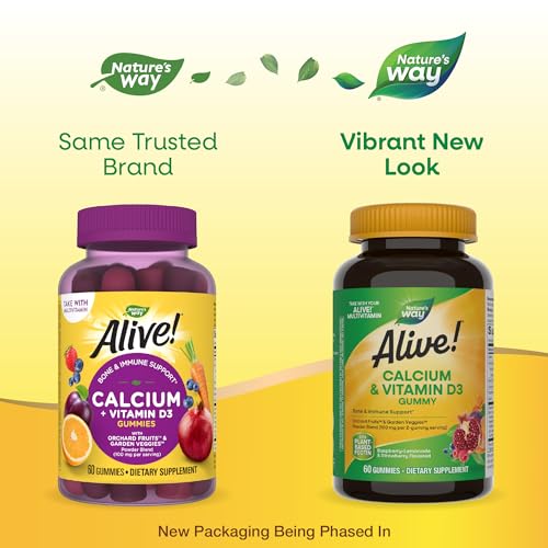Nature&#39;s Way Alive! Daily Calcium &amp; Vit