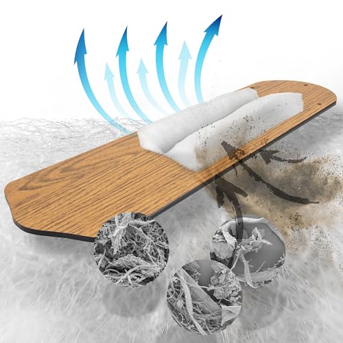 Ceiling Fan Blade Air Filter - Dust & Allergen Catcher - Easy-Attach - Blade Filters for Any Fan Size - Reduce Airborne Particles - Made in USA (1 Pack w/ 2 Filters)