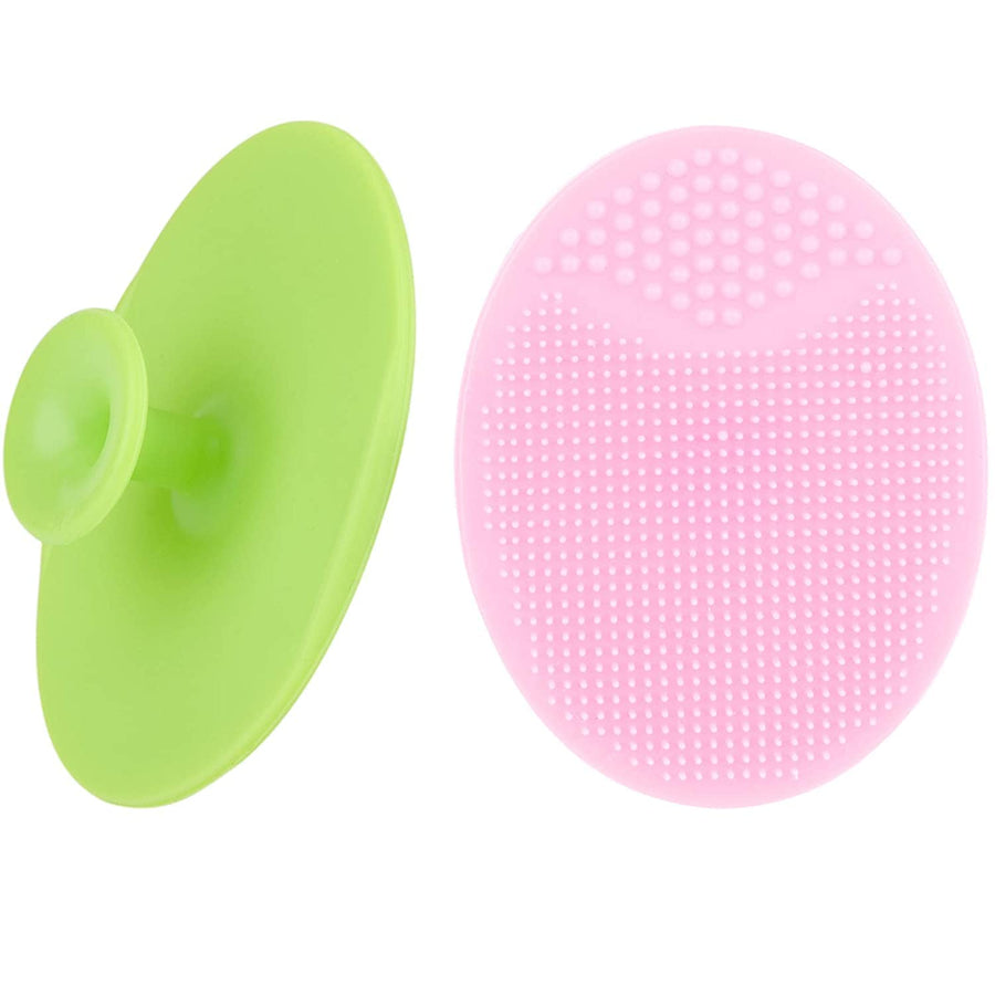 Face Scrubber,3 Pack Soft Silicone Scrubbies Facial Cleansing Pad Face Exfoliator Face Brush Silicone Scrubby for Massage Pore Cleansing Blackhead Removing Exfoliating,Cool Gift for Girl