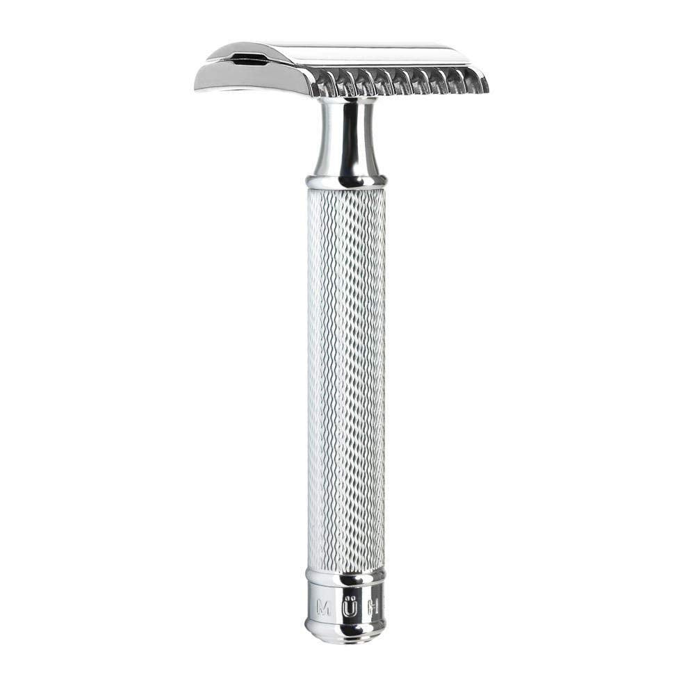TRADITIONAL R41 Double Edge Safety Razor (Open Comb) For Men - Perfect for Every Day Use, Barbershop Quality Close Smooth Shave