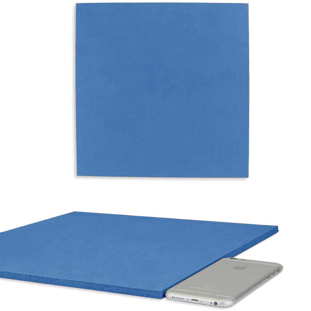 15x15inch Silicone Heat Press Pad Mat,0.33inch Thickest Heat Resistant Silicone Mat for Heat Transfer Machine Replacement Foam Pad Sheet