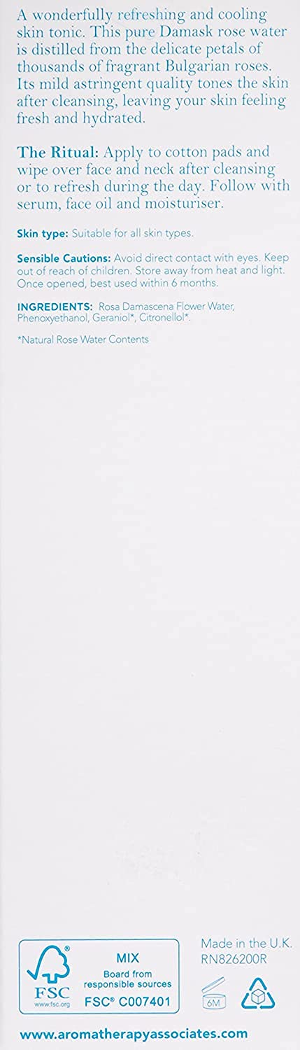 Aromatherapy Associates Essential Skincare Rose Skin Tonic-6.76 oz