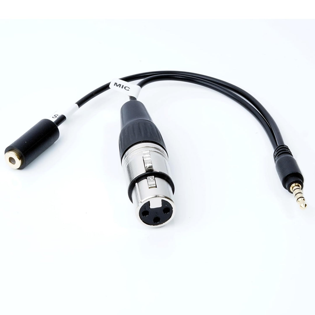 Movo TCB2 XLR Microphone to TRRS Smartphone Adapter wit