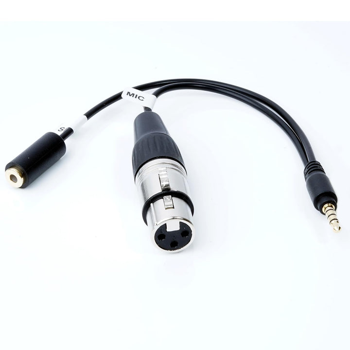 Movo TCB2 XLR Microphone to TRRS Smartphone Adapter wit