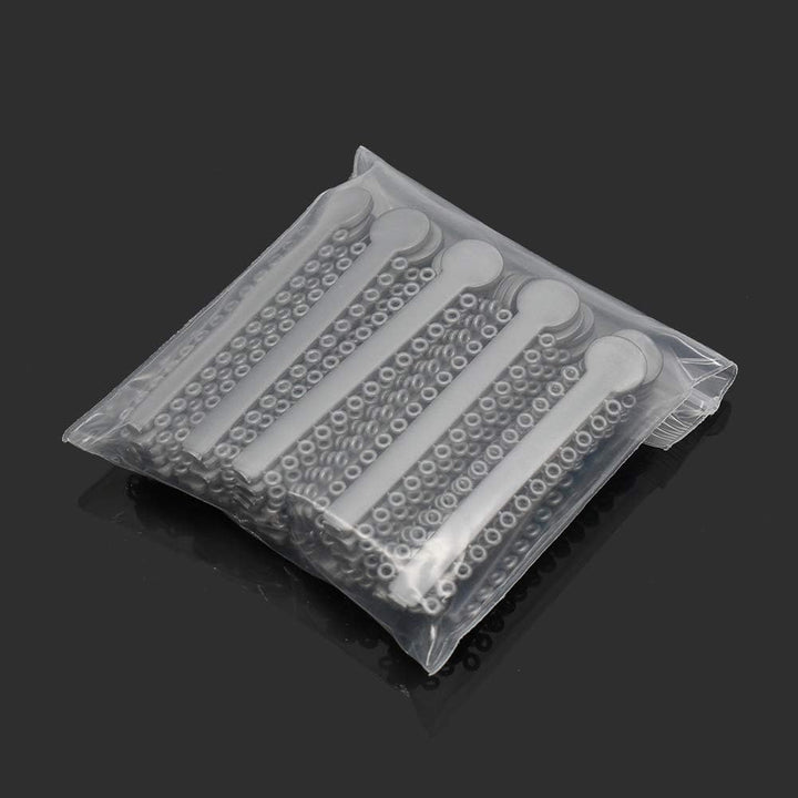 Dental Orthodontics Elastic Rubber Bands Ligature Ties Orthodontic Treatment Dental Supply (Gray)
