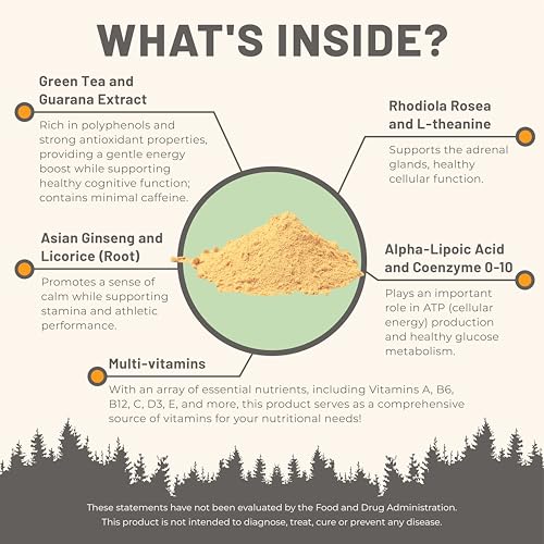 Energy Formula - All in One Multi-Mineral Powder - Complete Nutrition, Vitamin, Mineral, and Electrolyte Supplement for Men &amp; Women - Orange Flavor (255g, 30 Servings)