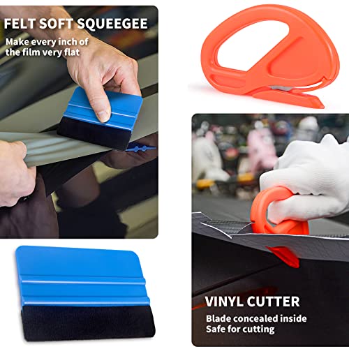 Gomake Vehicle Vinyl Wrap Tool Kit Window Tinting Tool 