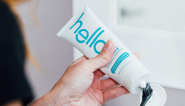 Natural Peppermint, 1 Pack: Hello Oral Care Fluoride Fr