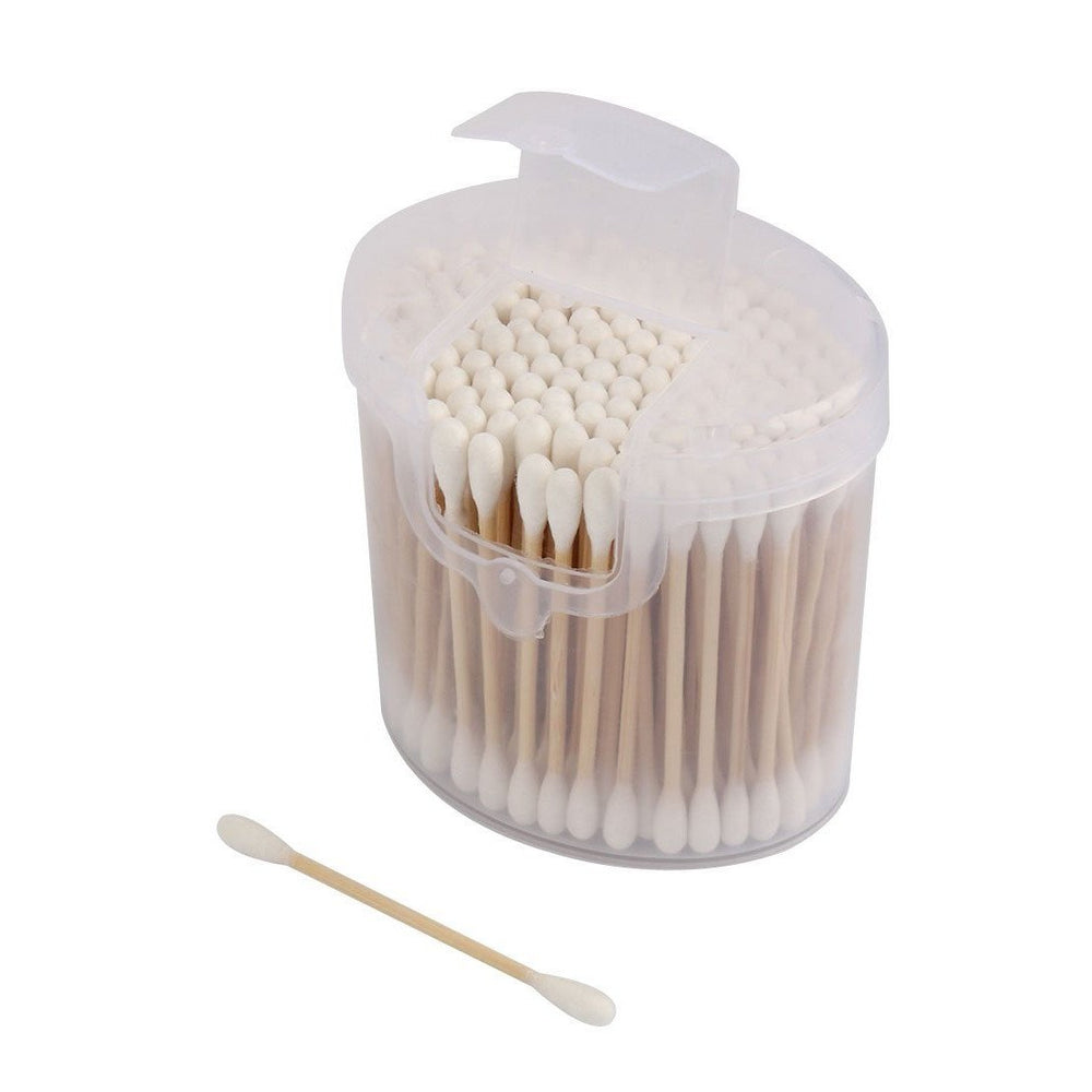 Wooden Stick Cotton Swabs Qtips XMHF Double Tipped With