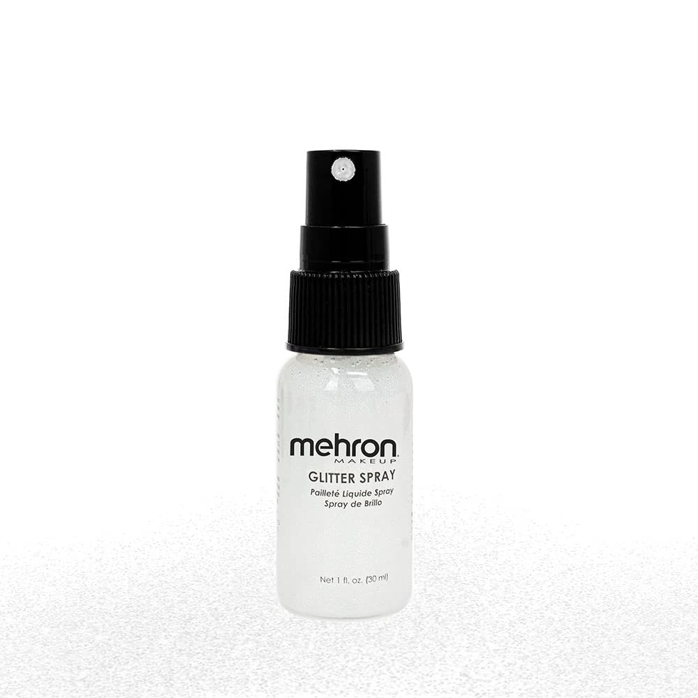 Makeup Hair and Body GlitterSpray (1 oz) (White)