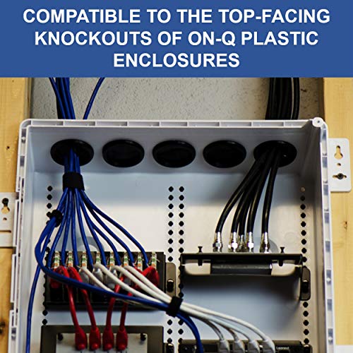 On-Q AC1034 Rubber Grommet for Plastic Enclosures
