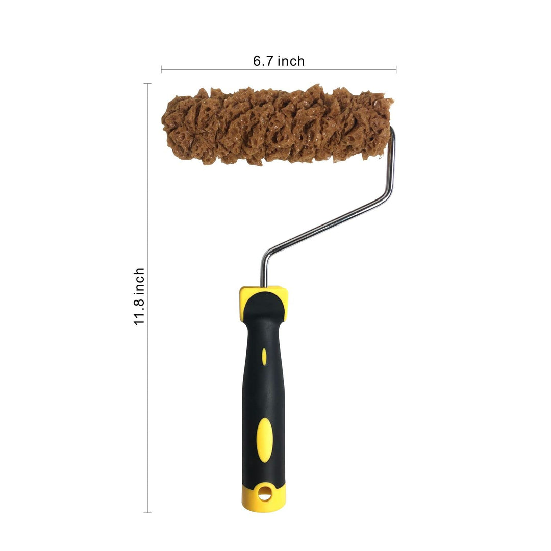 Sponge Paint Roller Small 7 for Texture Painting Decorators Brush Tool, Fast and Easy Pattern Art Sponge Roller for Home Wall(RM488K)
