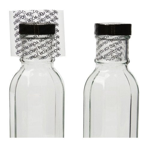 Cut Shrink Bands for Caps - Tamper Message -Sealed for Your Protection 250 Units (1 Height X 42-48mm Cap Size)