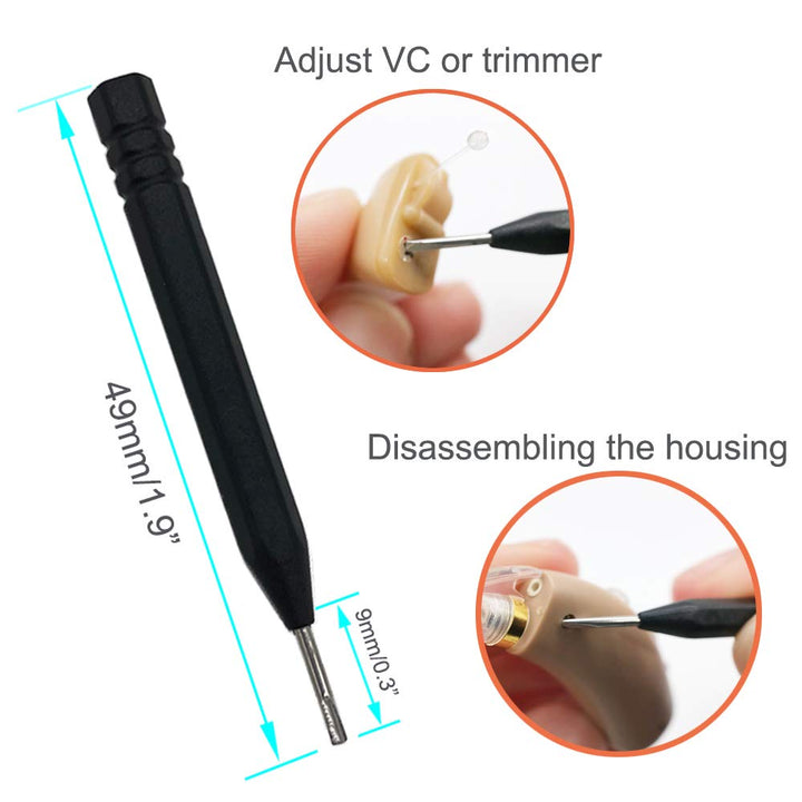 8 pieces hearing aid amplifier cleaning tools, earbuds/Headphones/Airpods cleaner brush kits with case