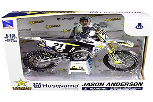 New Ray Husqvarna FC450#21 Jason Anderson Rockstar Ener