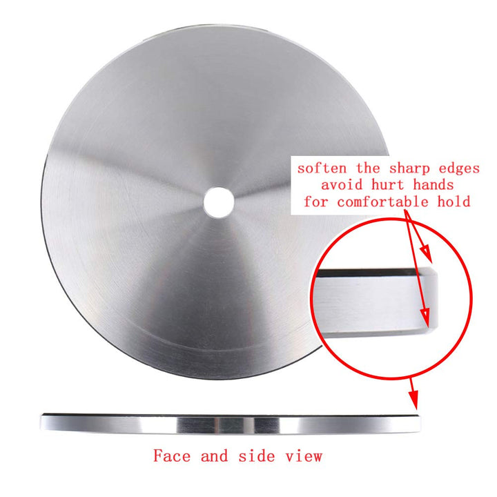 Aluminum Disc Master Base Lap Plate 8 x 1/2 Arbor Grinding Pads for Flat Abrasive Wheels/Backer-Disc/Slant Cabber Polishing Machine - 1 Pack