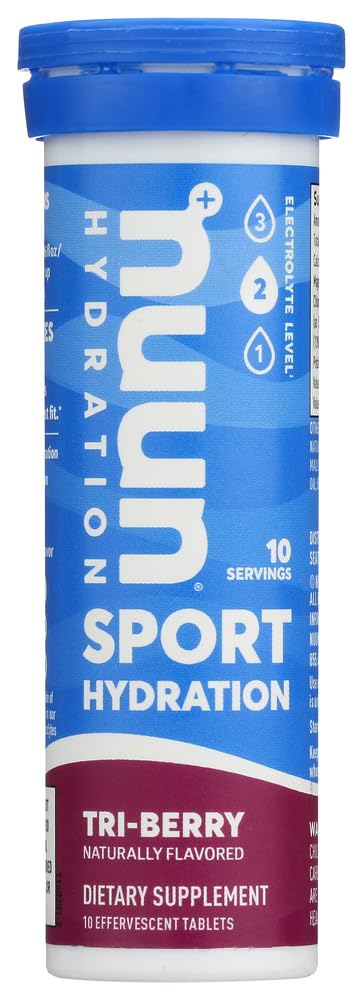 Active: Tri-Berry Electrolyte Enhanced Drink Tablets, 10 Count (Pack of 3)