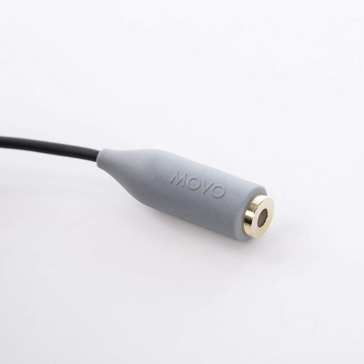 Movo MC3 3.5mm TRS to TRRS Adapter - Microphone Adapter