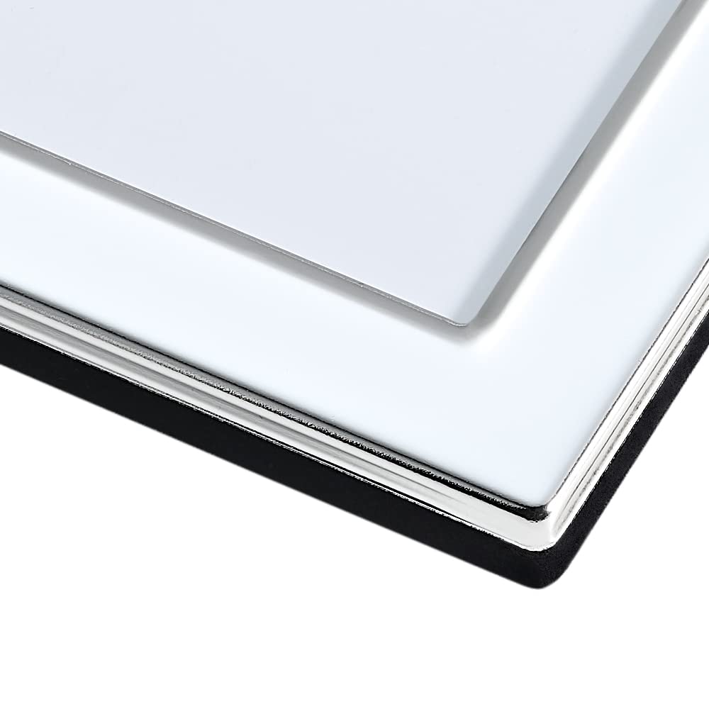 Silver Plated Contemporary 4 x 6 Photo Frame By