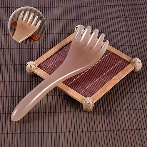Binaoogi Scalp Massager Gua sha Back Massager Head Scratcher protable Hand held SPA Head Massager for deep RelaxationGifts for Mom and Dad, Can be Used on Every Part of The Body (Pink)