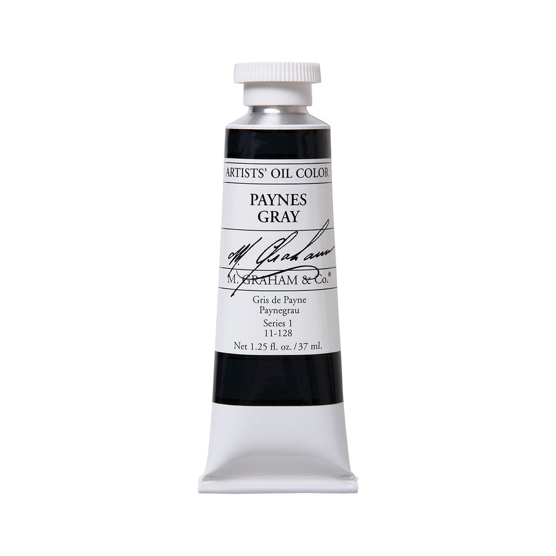 M. Graham Artist Oil Paint Paynes Gray 1.25oz/37ml Tube