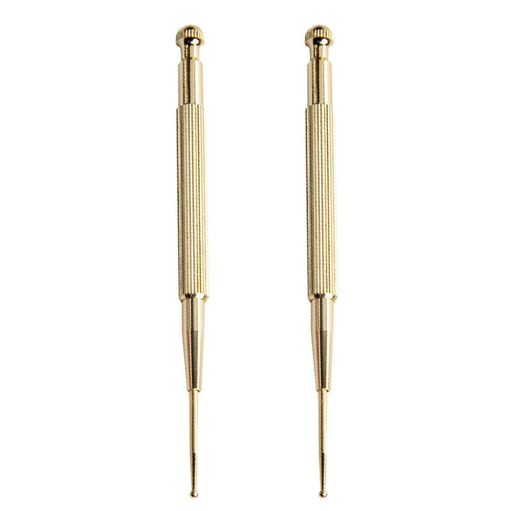 ULTECHNOVO 2pcs Copper Ear Body Point Probes Spring Loa