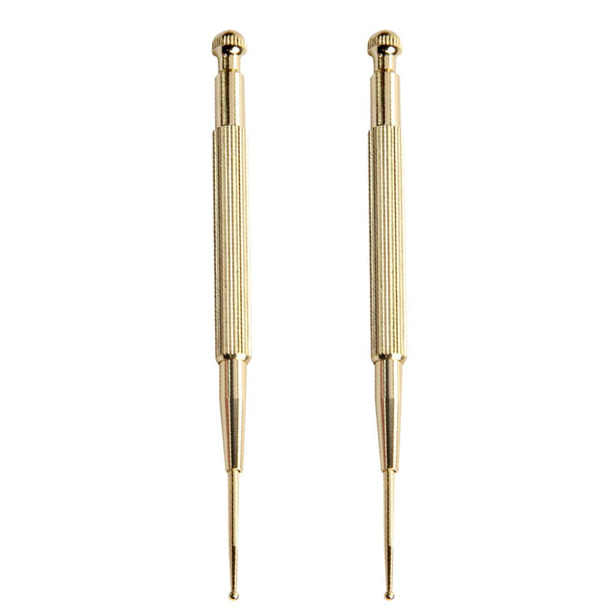ULTECHNOVO 2pcs Copper Ear Body Point Probes Spring Loa