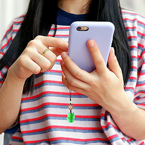 Hemobllo Cell Phone Strap Cartoon Fox Phone Charm Key C