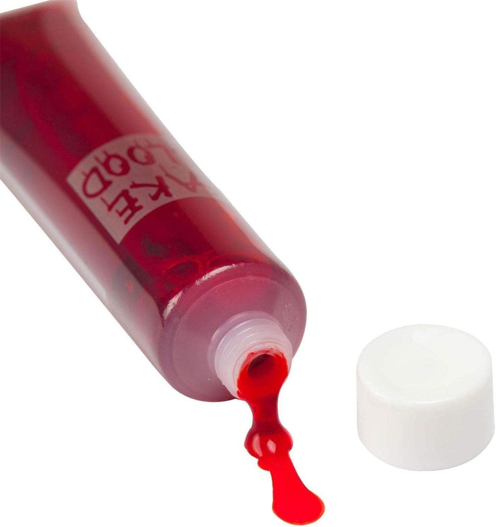 Shatchi Fake Halloween Red Blood Vampire Zombie Face Make Up Fancy Dress Theatrical Fun