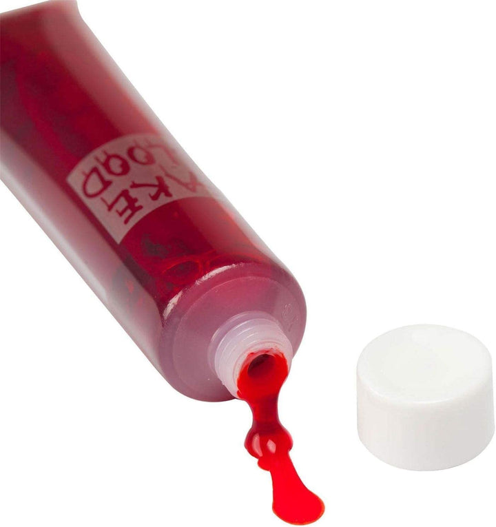 Shatchi Fake Halloween Red Blood Vampire Zombie Face Make Up Fancy Dress Theatrical Fun