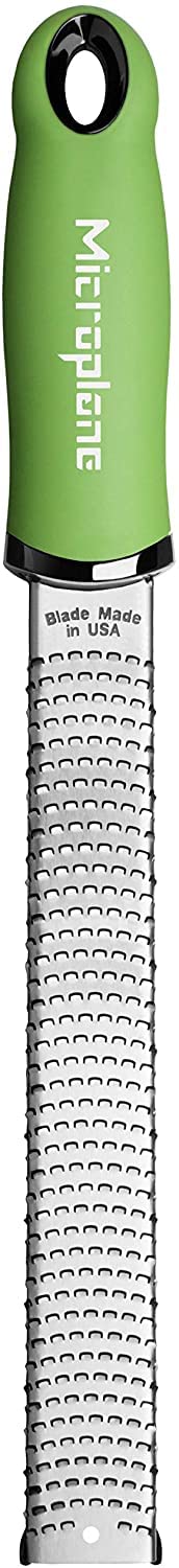 Premium Classic Series Zester Grater, 18/8, Green