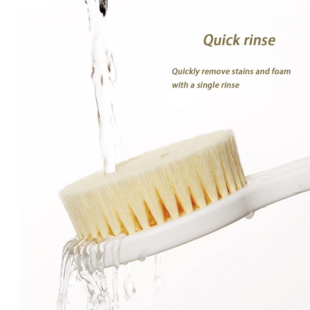 Back Scrubber for Shower, Body Brush,hower Brush for Exfoliating Improve Skin, Long Handle Cleans The Body Easily,Improve Blood Circulation Cellulite Treatment