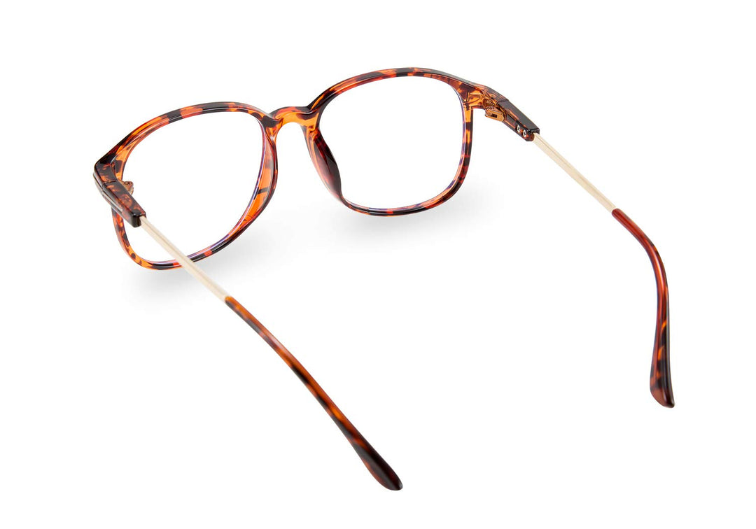 FEISEDY Blue Light Blocking Glasses Square Vintage Eyew