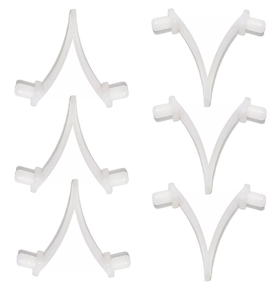 Pool Butterfly Clip V Clip Pool Attachment Clips for Swimming Pool Spa Brush, Leaf Skimmer, Vacuum Head, Mini Jet Vacuum, Telescopic Pool Pole (6 Pack)