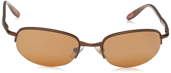 Men&#39;s Driver 52 Oval Sunglasses, Bronze/Brown, 54 mm