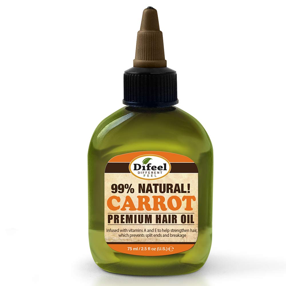 Sunflower Premium Natural Hair Oil, Carrot, 2.5 Ounce