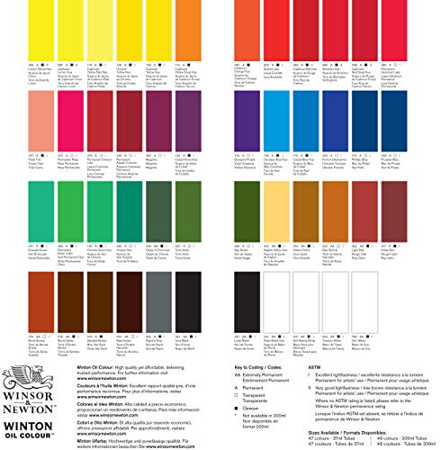 Winsor &amp; Newton Winton Oil Color, 200ml (6.75-oz) Tube, Permanent Alizarin Crimson